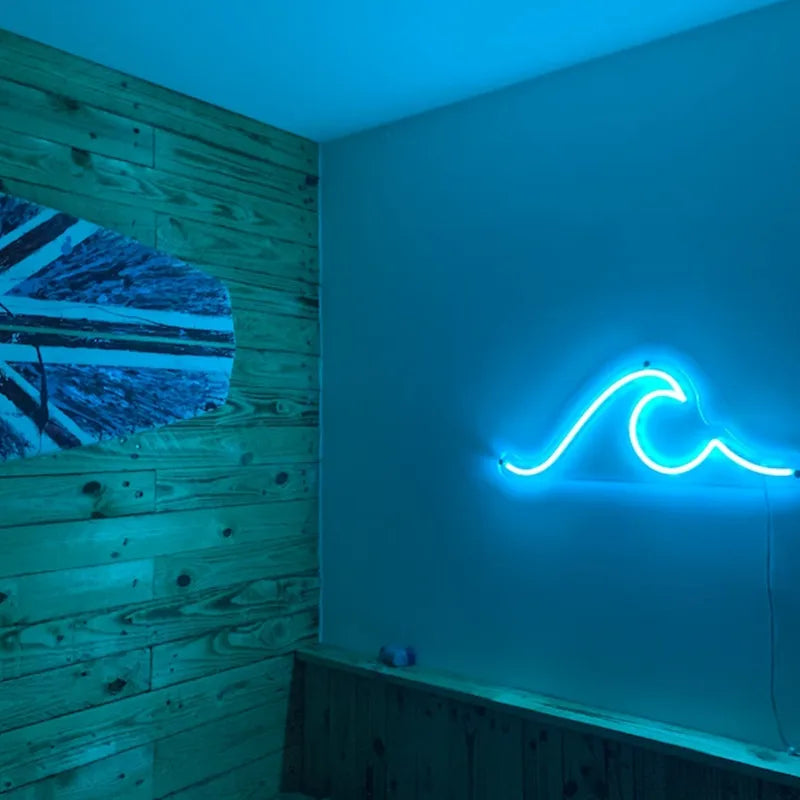 Neon Wave Sign