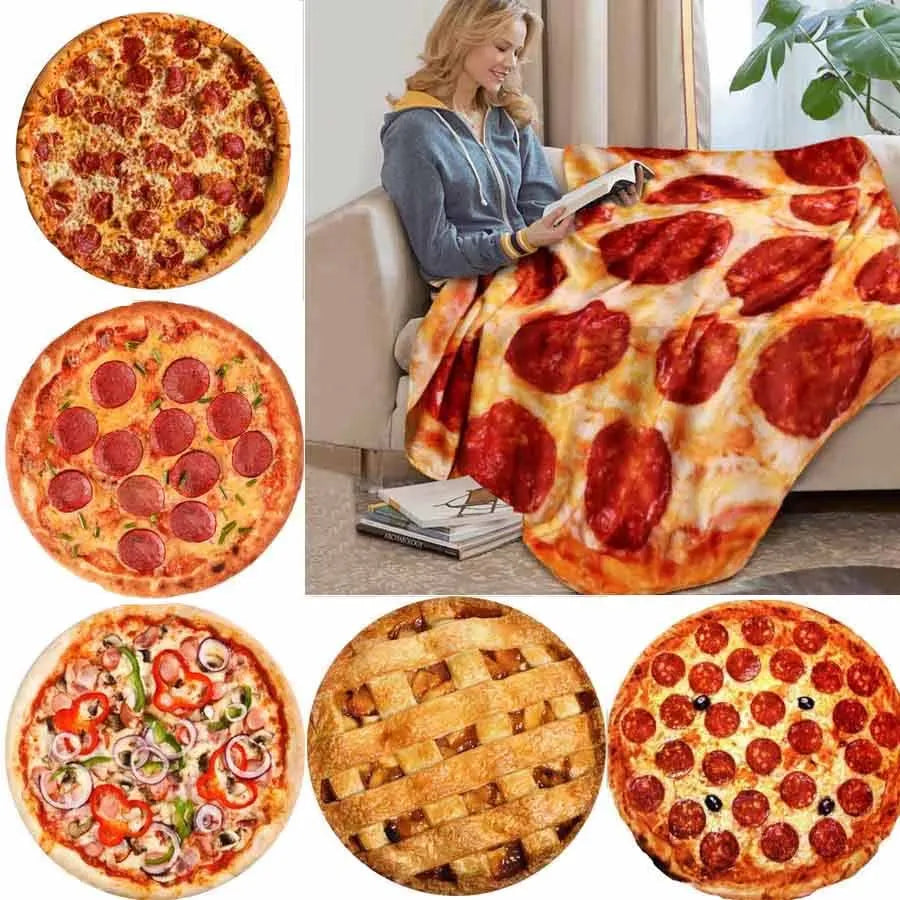 Warm Food Fleece Plush Blankets