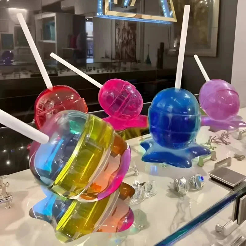 Melting Lollipops Resin Sculpture