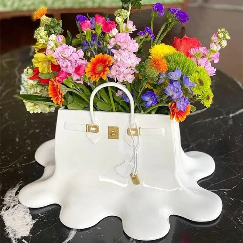 Luxury Resin Flower Vase