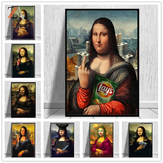 Funny Mona Lisa Art