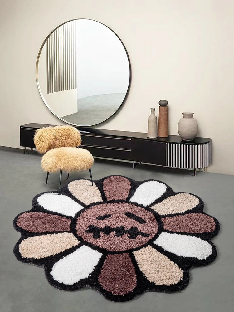 Stylish Flower Rug