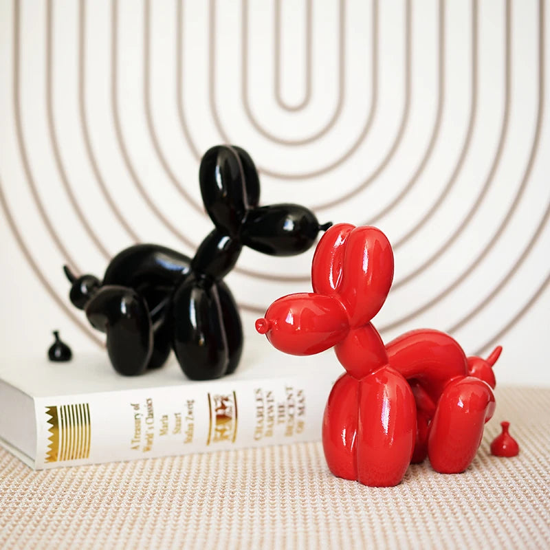 Cute Squatting Balloon Dog