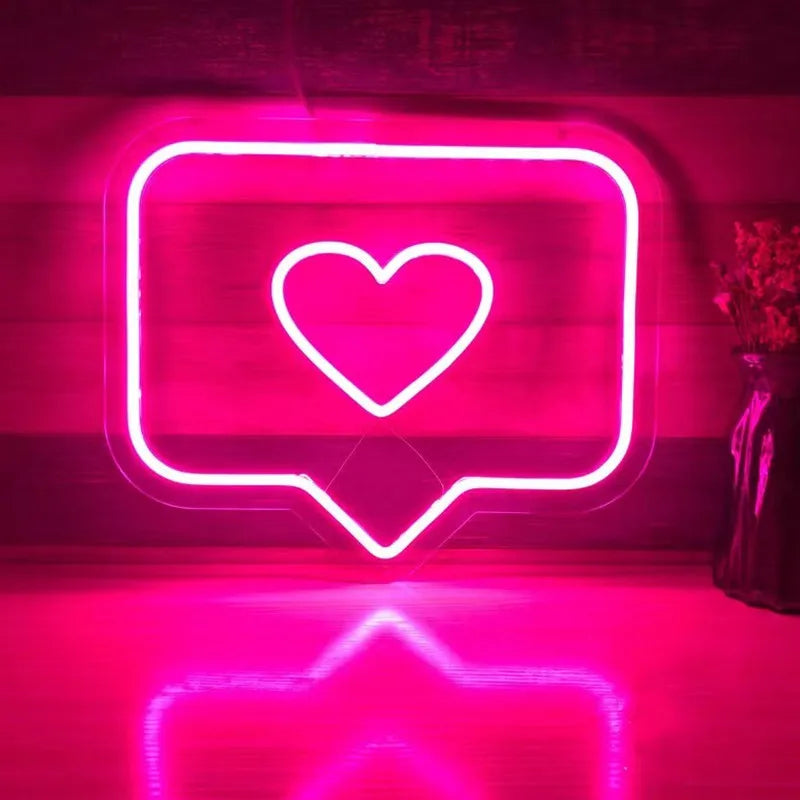 Neon Heart Sign