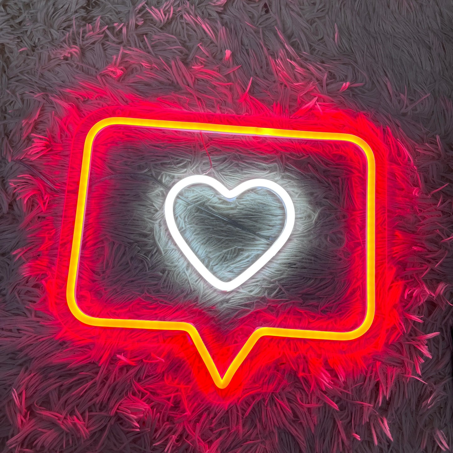 Neon Heart Sign