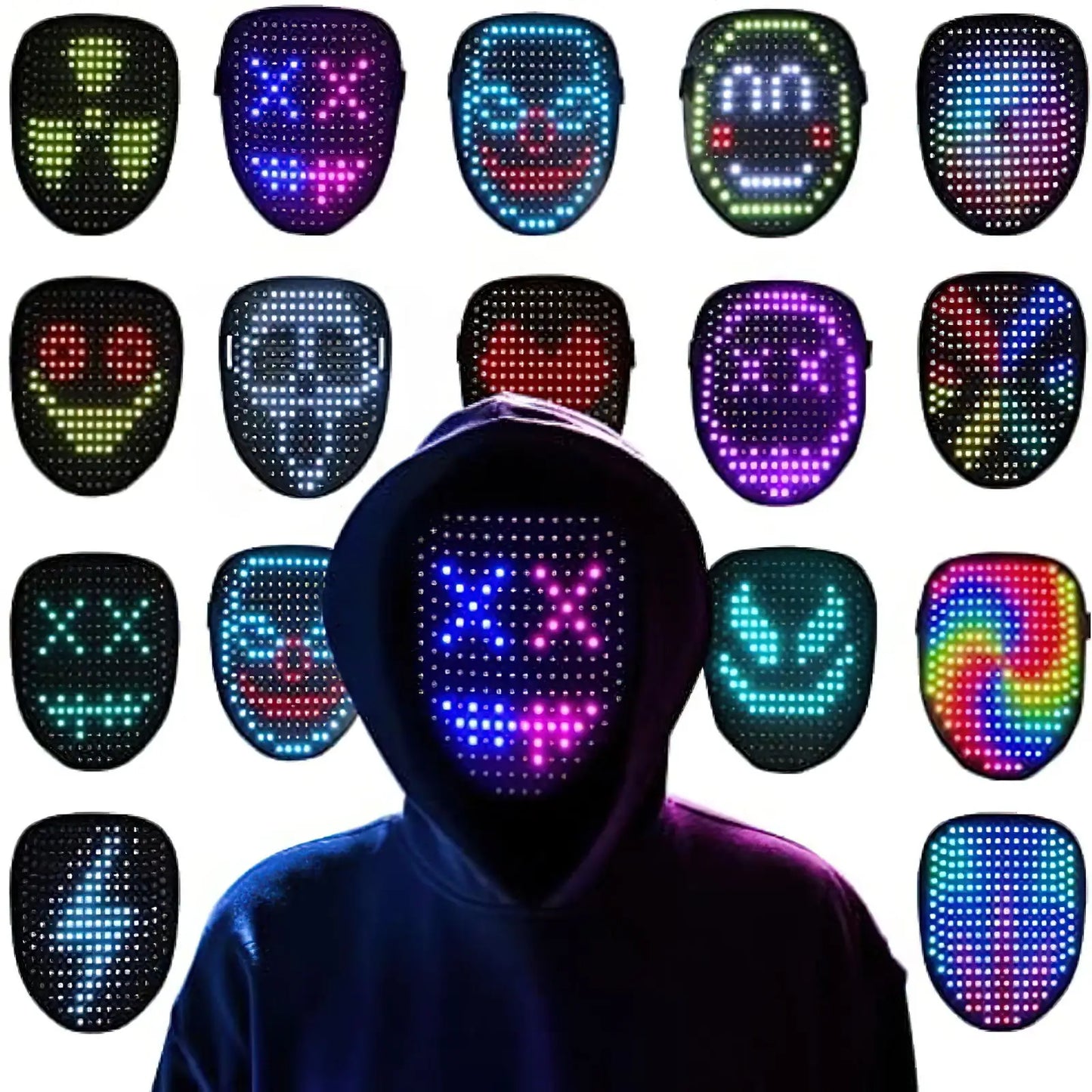 Led Mask Gesture Sensing Mask