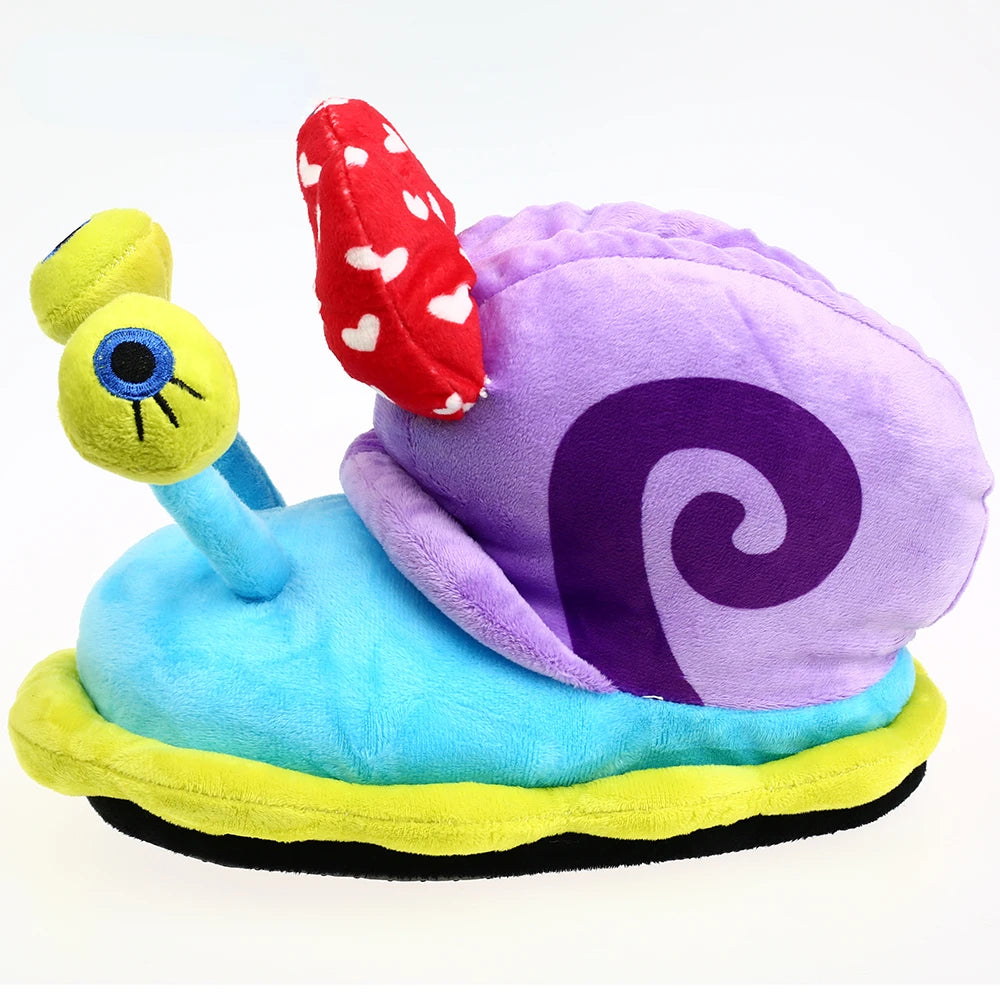 Unisex Cartoon Snail House Slippers