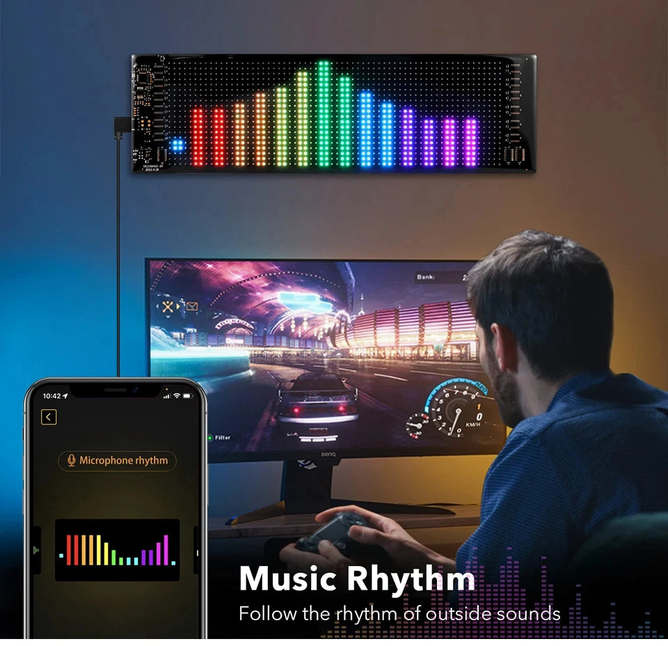 LED Matrix Pixel Panel With With Bluetooth APP