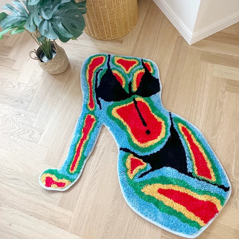 Thermo Bikini Girl Rug