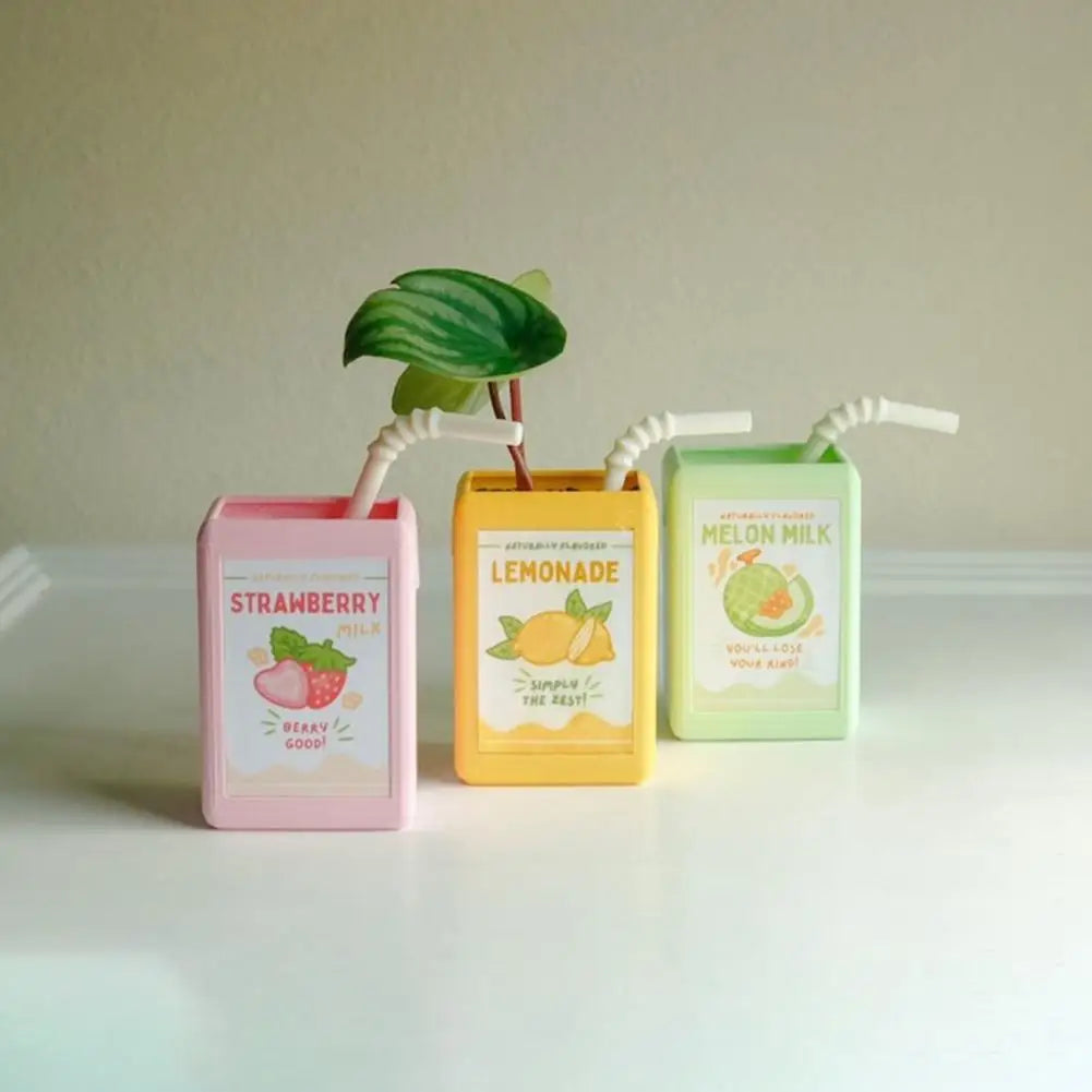 Juice Box Flower Pot