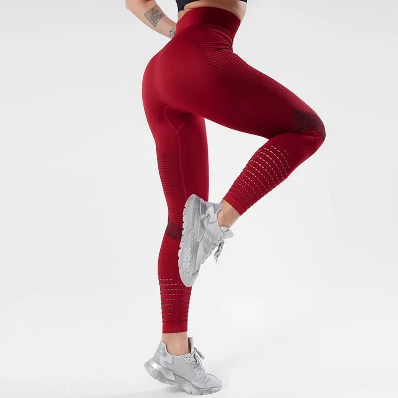 Breathable High Waist Seamless Leggings