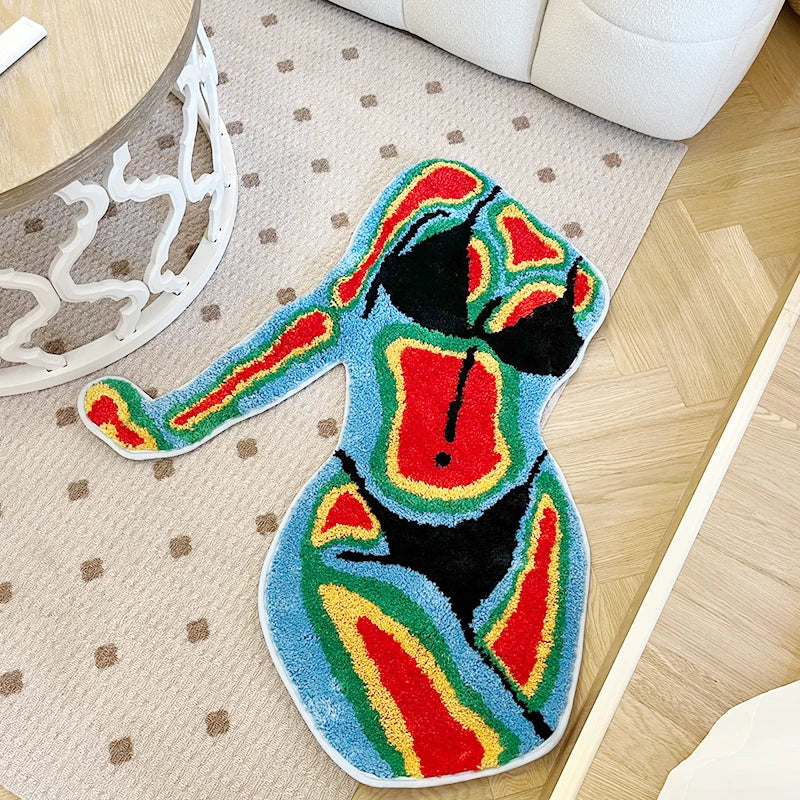 Thermo Bikini Girl Rug