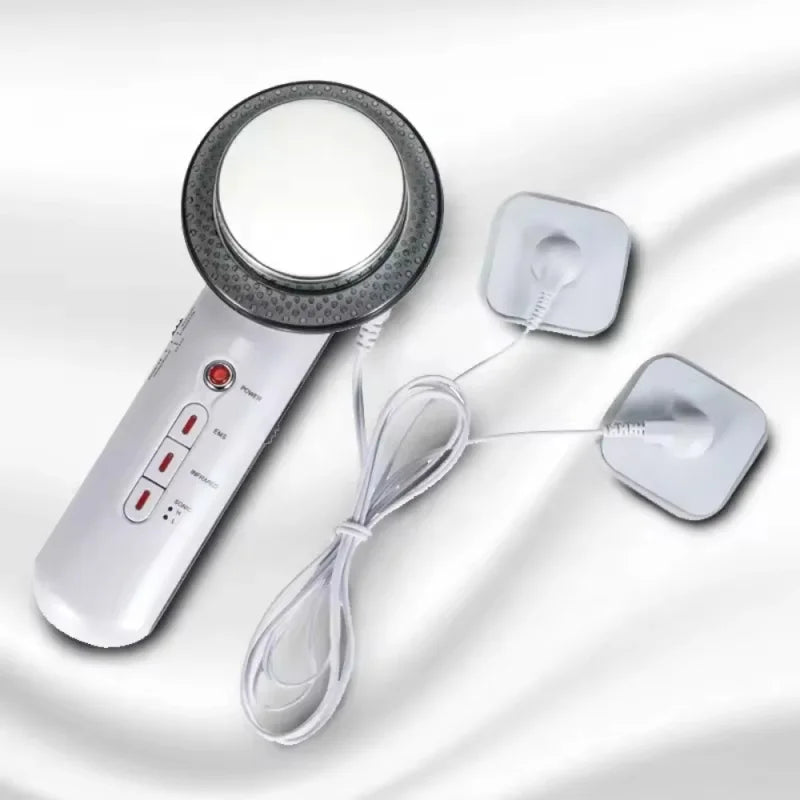 Handheld 3 In 1 Ultrasonic Body Slimming EMS Massager