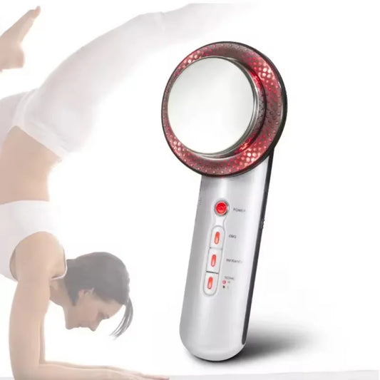 Handheld 3 In 1 Ultrasonic Body Slimming EMS Massager