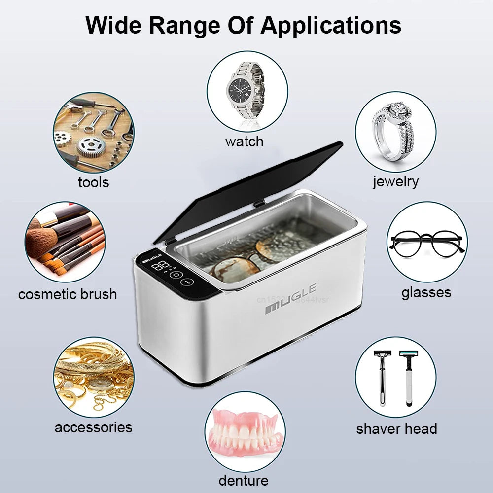 Ultrasonic 35W 500ML Jewelry Cleaner