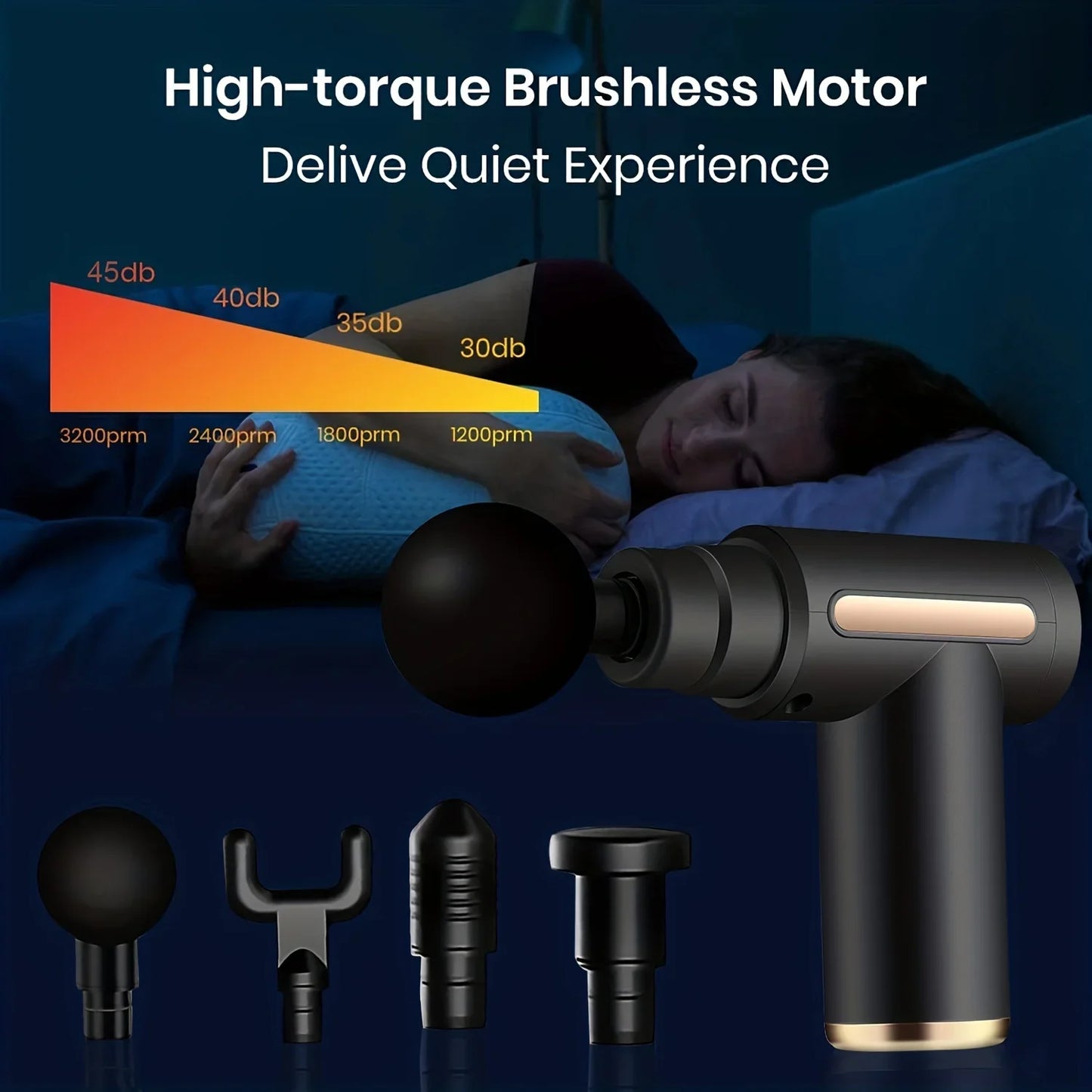 Portable Massage Gun With LED Touch Screen