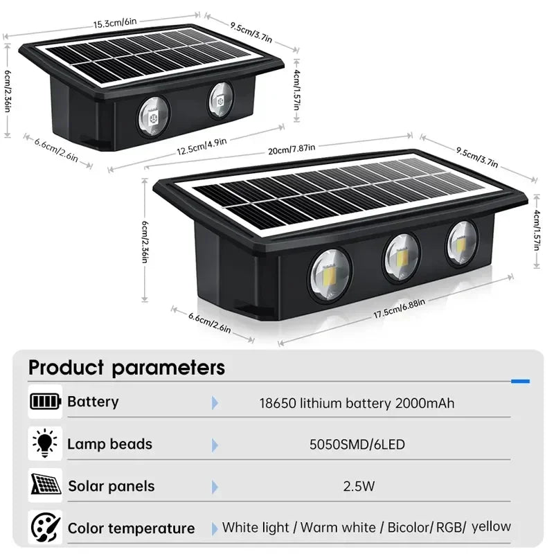 مصابيح LED تعمل بالطاقة الشمسية