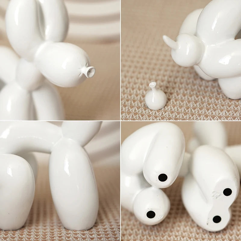 Cute Squatting Balloon Dog