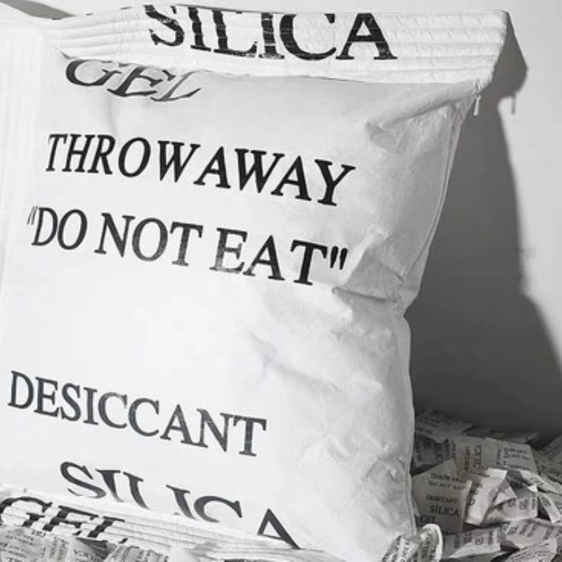 Silica "Do Not Eat" Throw Pillow