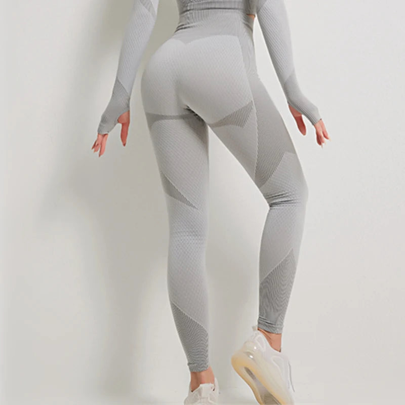 Two Tone High Waist Yoga Leggings