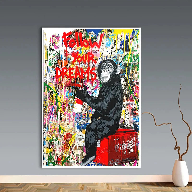 Banksy Portraits Of Famous People Graffiti Pop Art