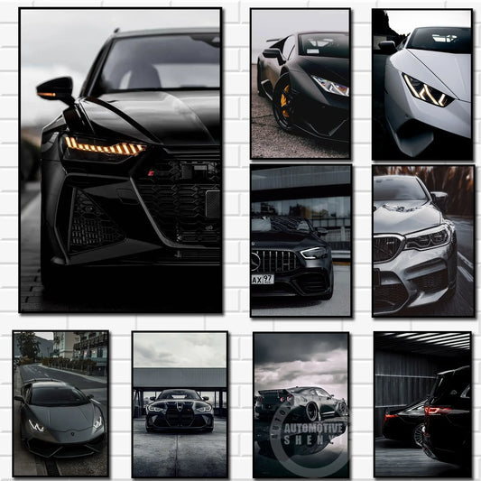 Artistic Industrial Luxury Car Wall Art